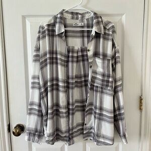 Hollister Casual Plaid Button Down Shirt